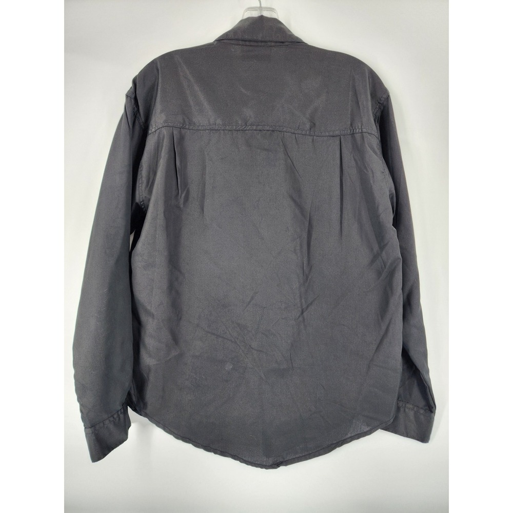 ROSETTES Women's Black Button Down Collared Shirt Long Sleeve Size M - Picture 2 of 7